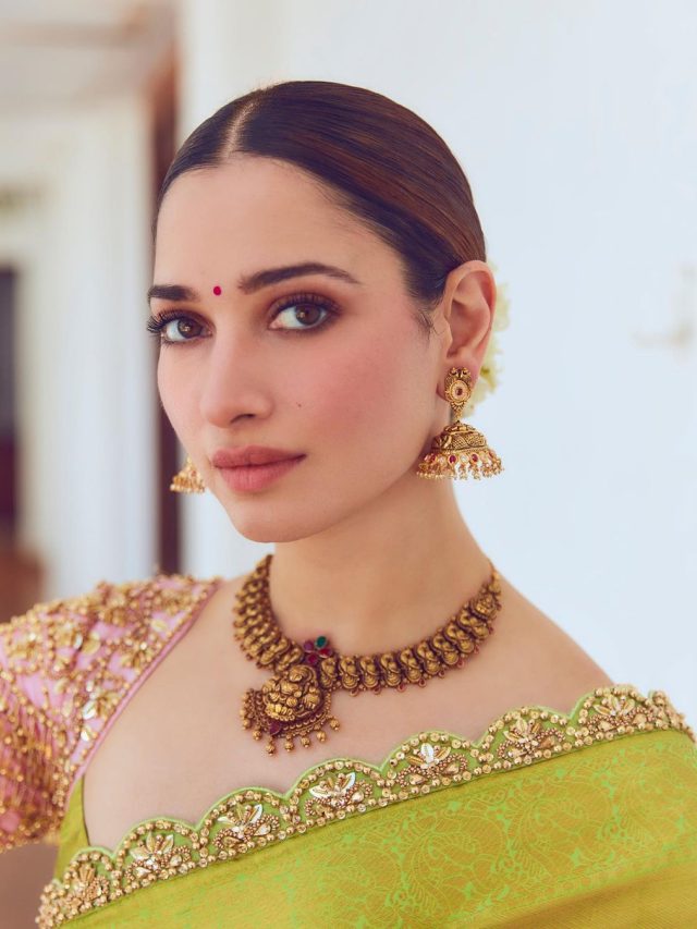 Tamanna Bhatia in Silk Saree